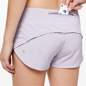 SOLD - lululemon Speed Up Short *2.5” - Silver Lilac, size 2